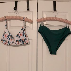 Floral bikini, Brand new, Sz. Lg.